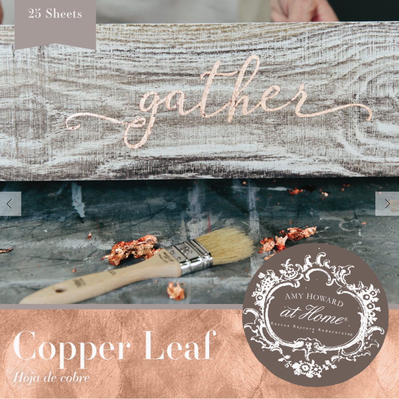 Copper Leaf- 25 sheets image 0