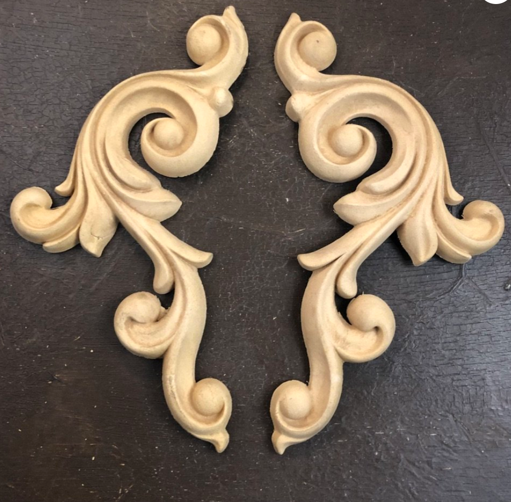 WUB1322-4  Pack of 2 Decorative Scrolls image 0