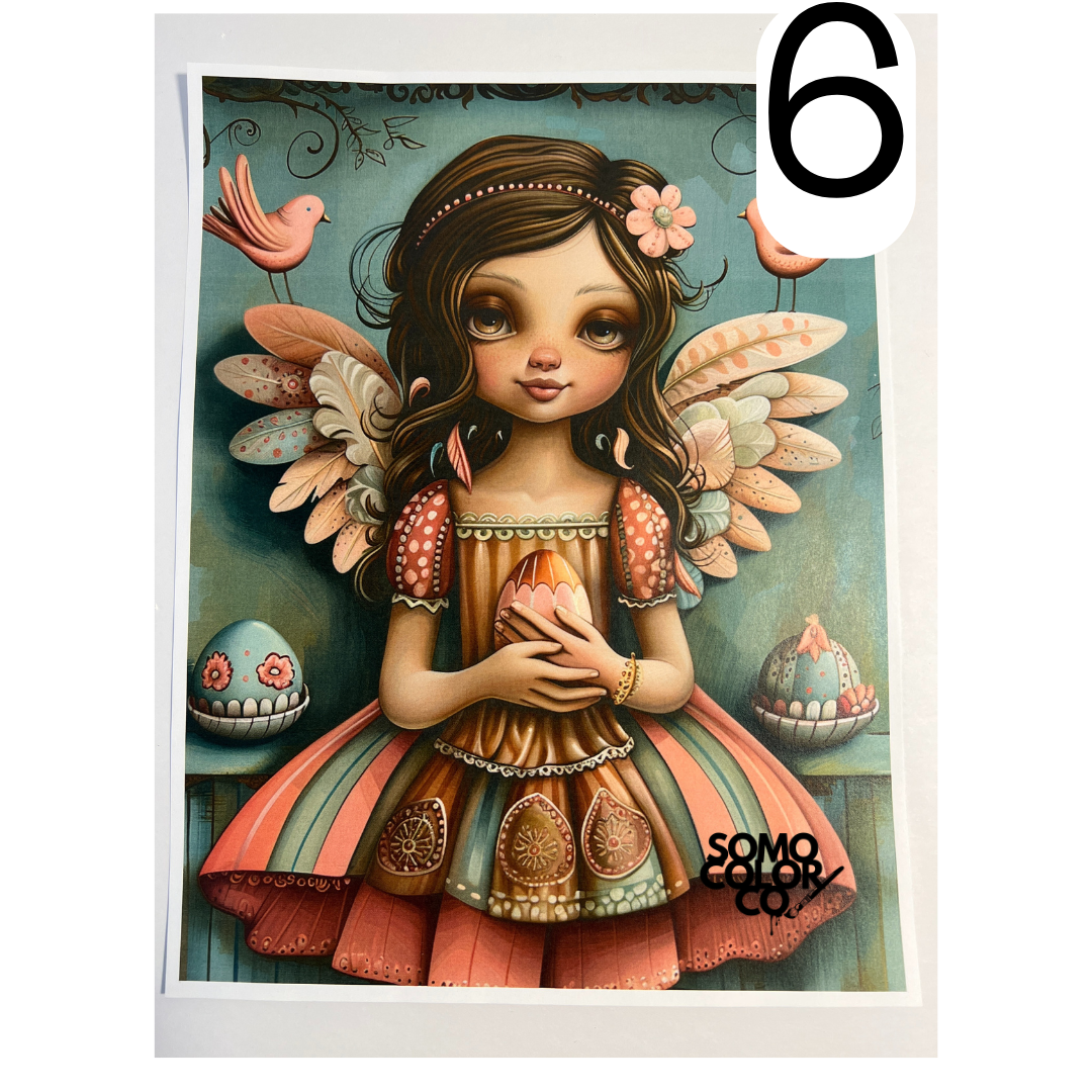 Large Tag Decoupage Class Kit image 5