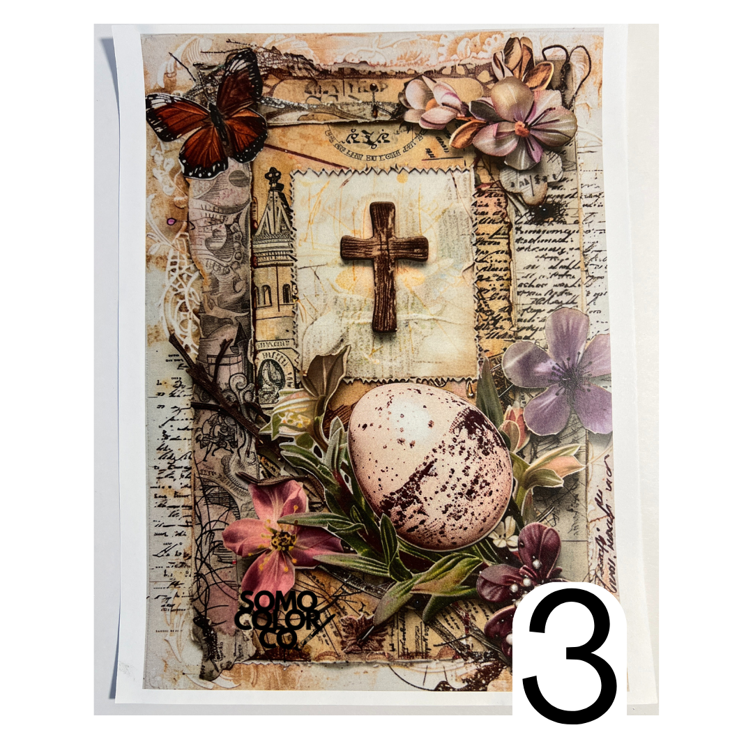 Large Tag Decoupage Class Kit image 8