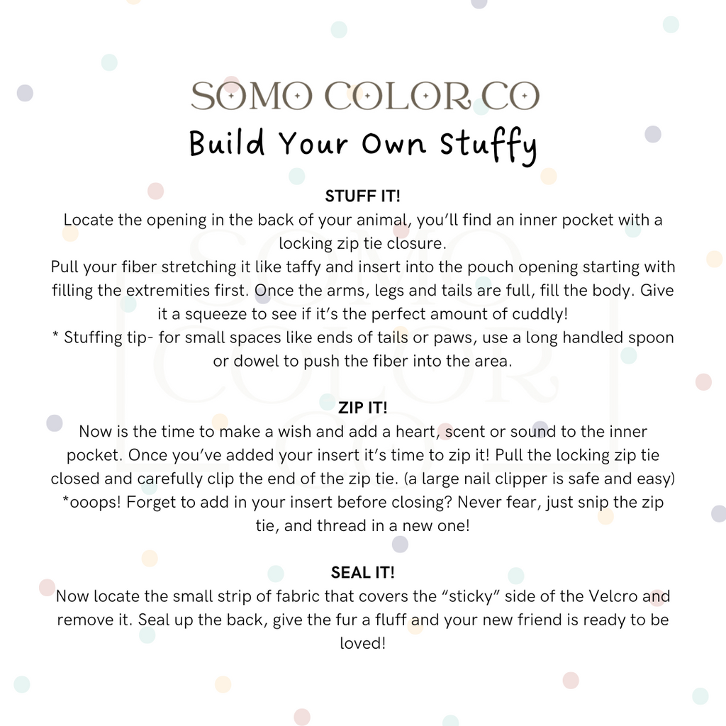 Build a Buddy- Make your own Stuffed Animal