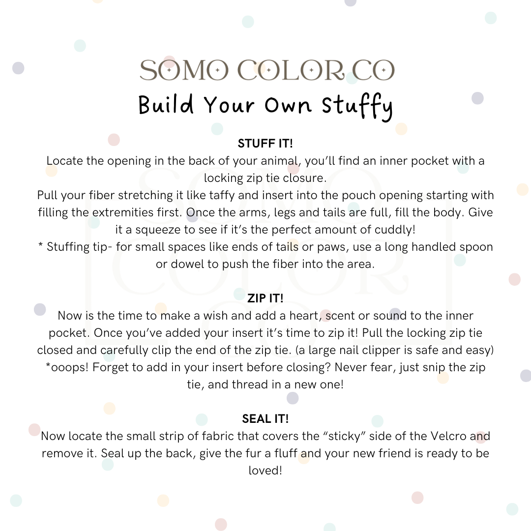 Build a Buddy- Make your own Stuffed Animal