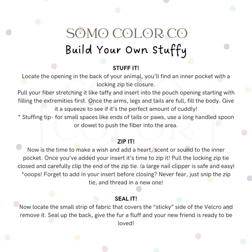 Build a Buddy- Make your own Stuffed Animal