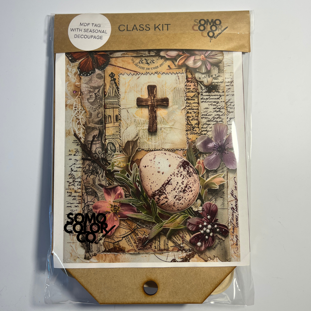 Large Tag Decoupage Class Kit image 0