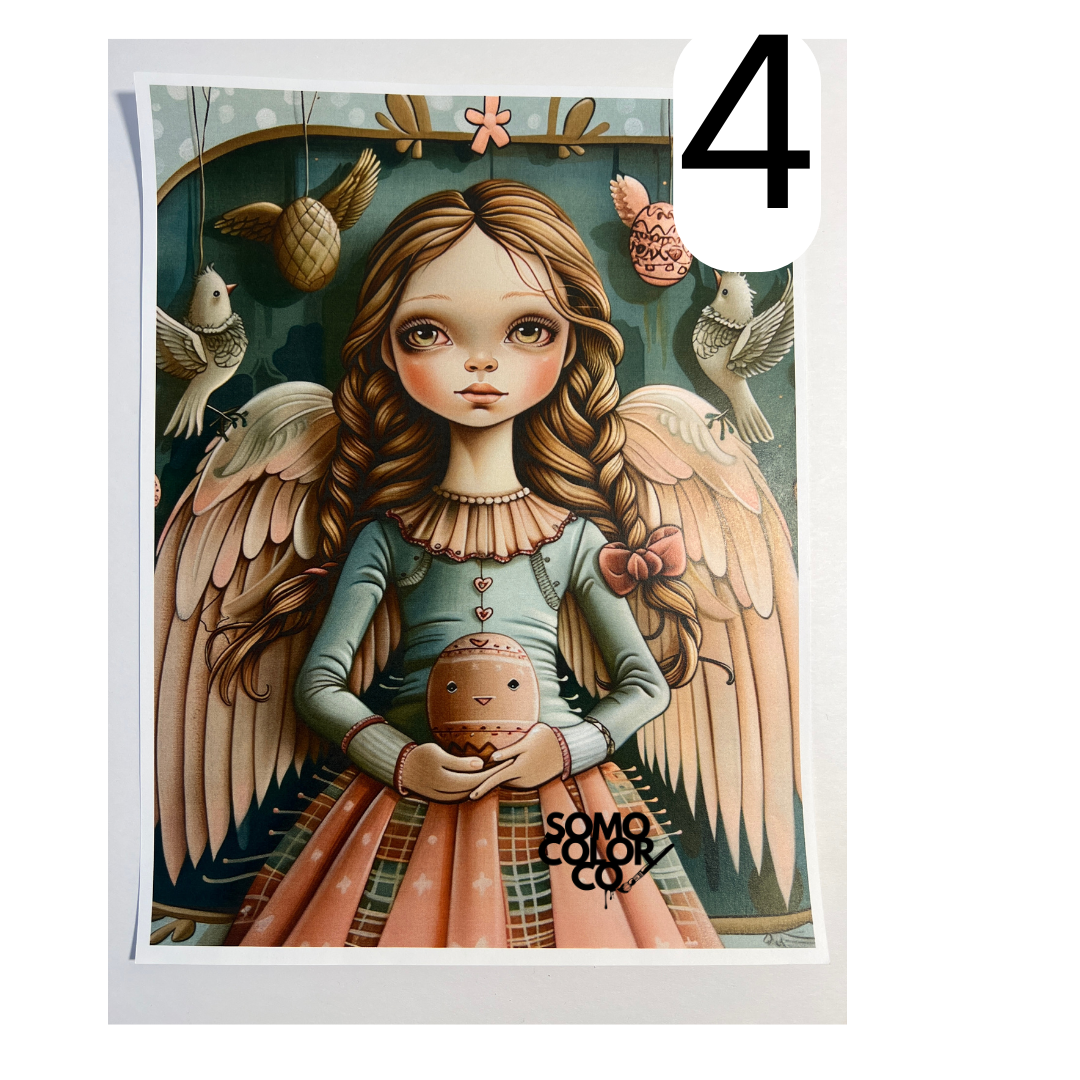 Large Tag Decoupage Class Kit image 7