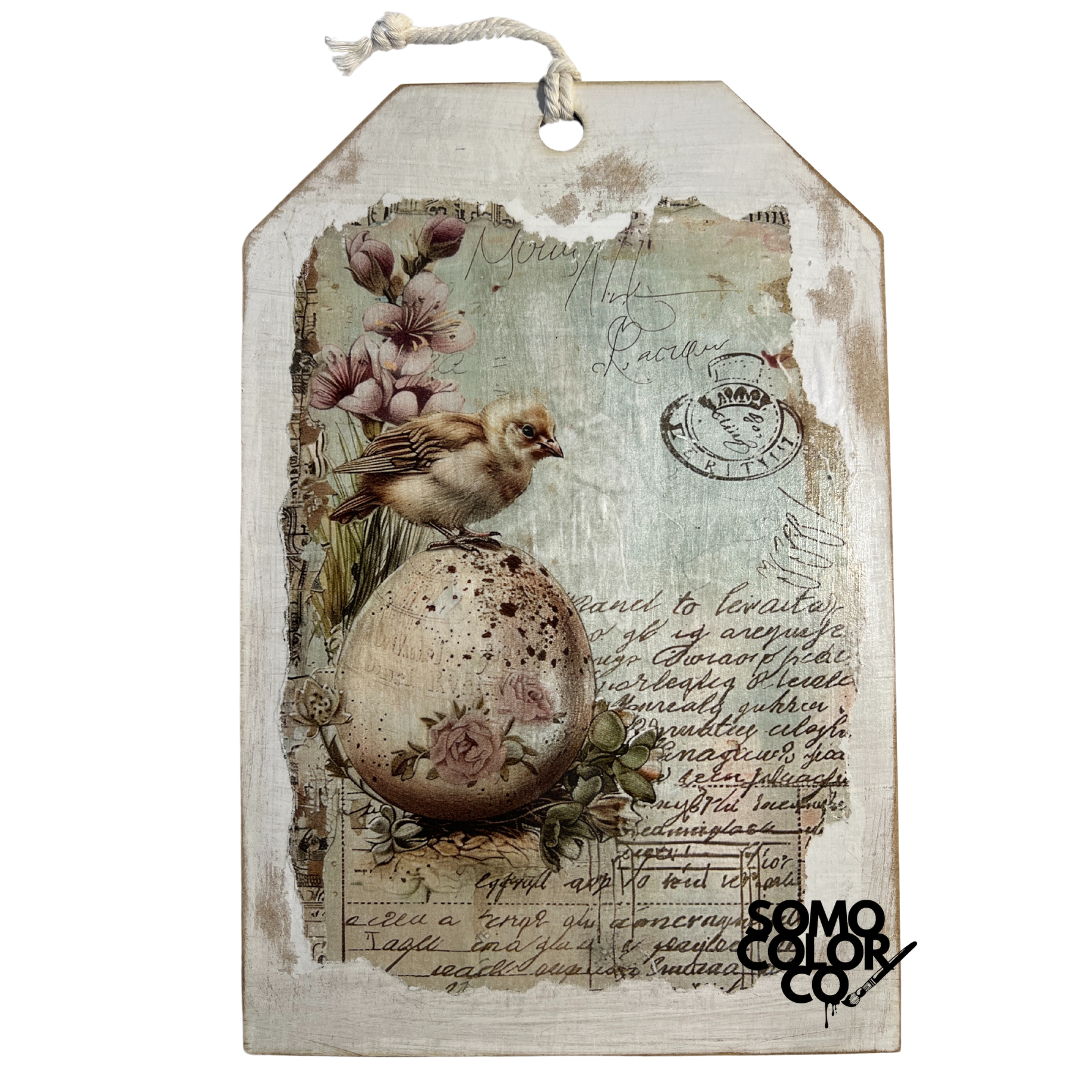 Large Tag Decoupage Class Kit image 4