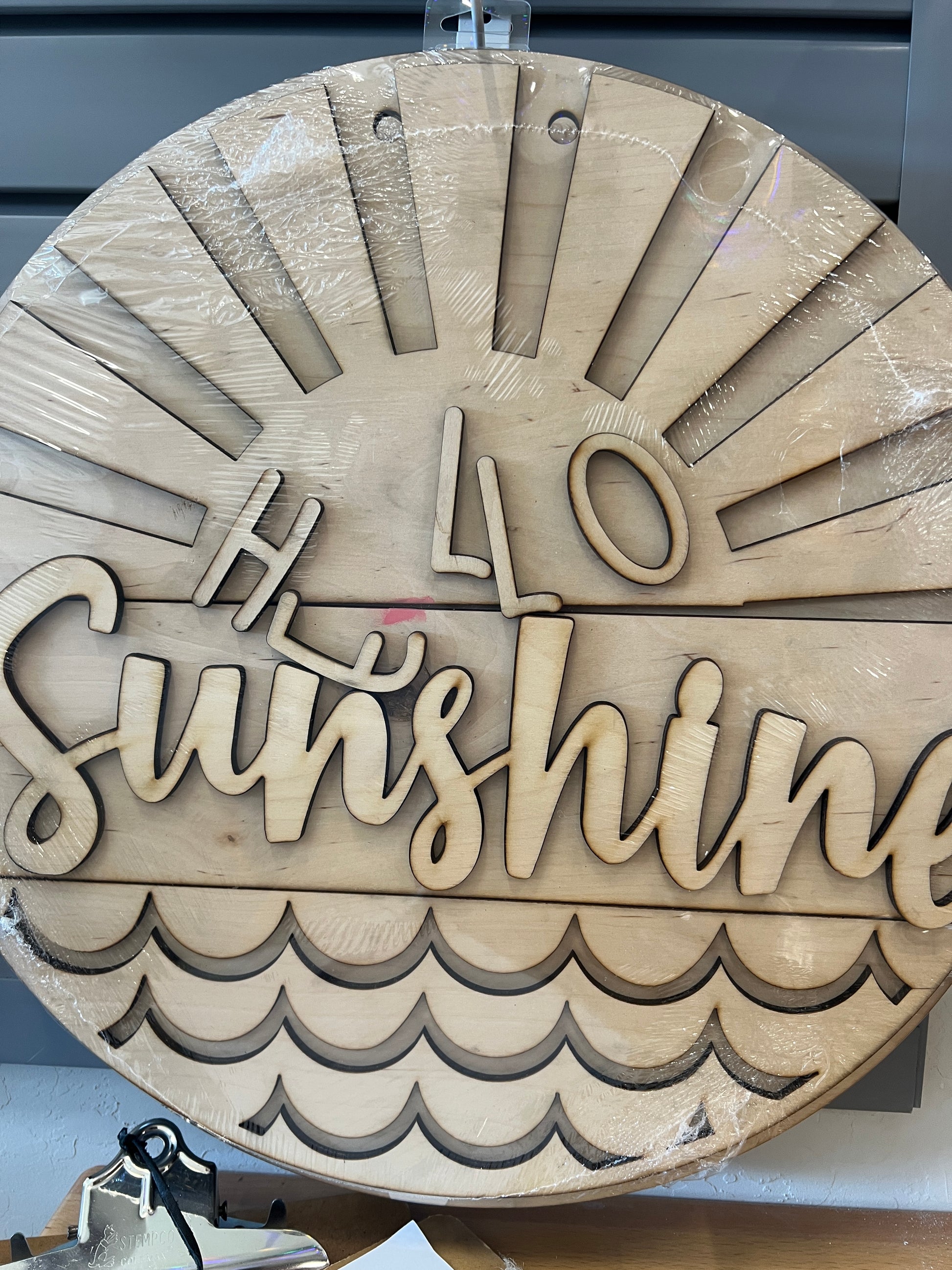 Hello Sunshine Door Hanger