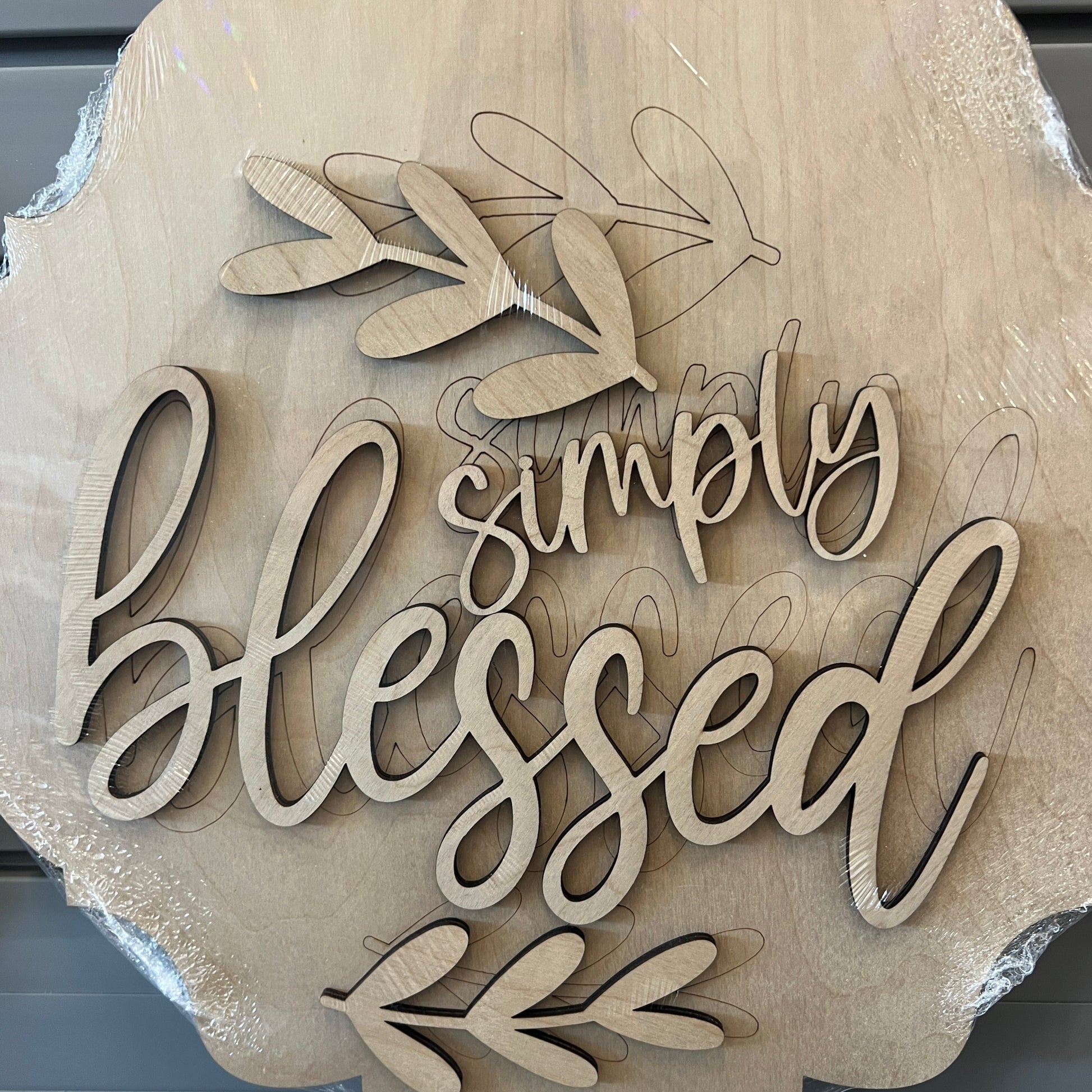 Simply Blessed Door Hanger