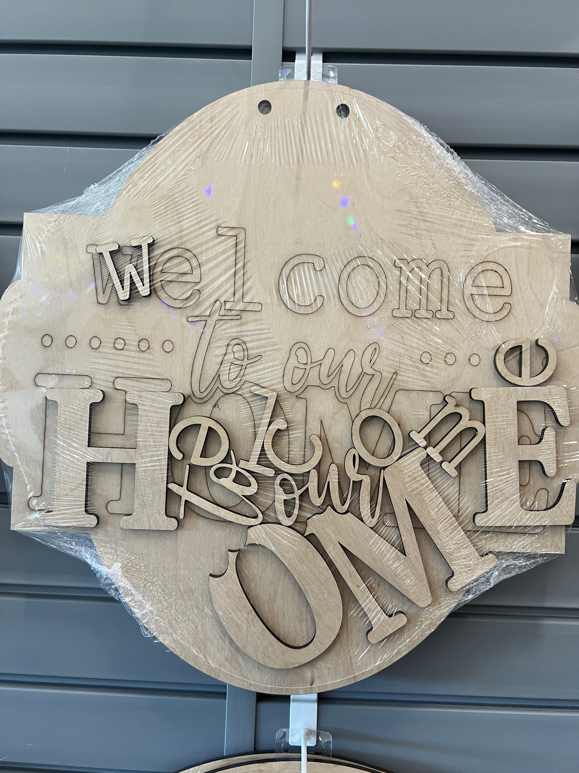Welcome to our Home Door Hanger