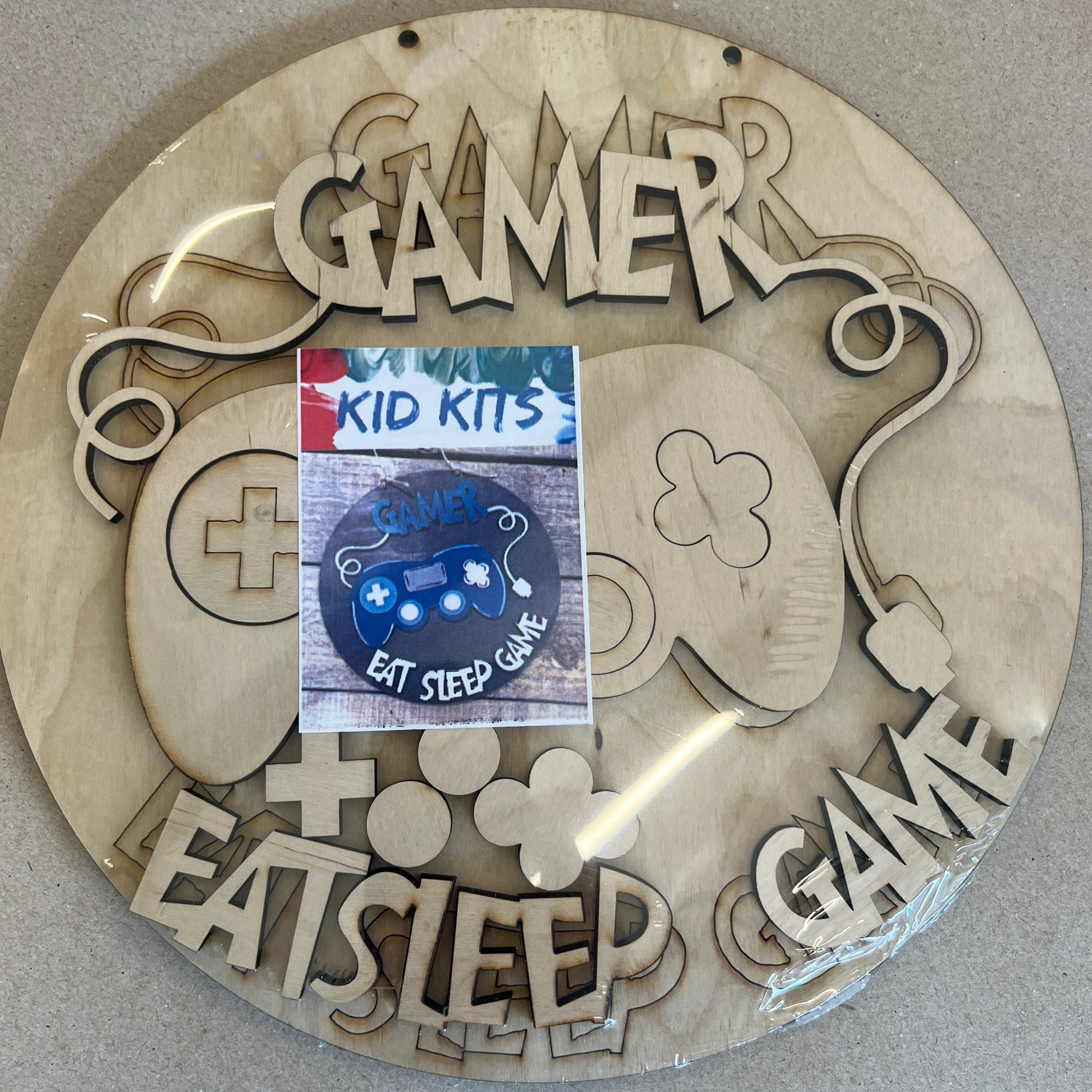 Kids Gamer Birch Sign