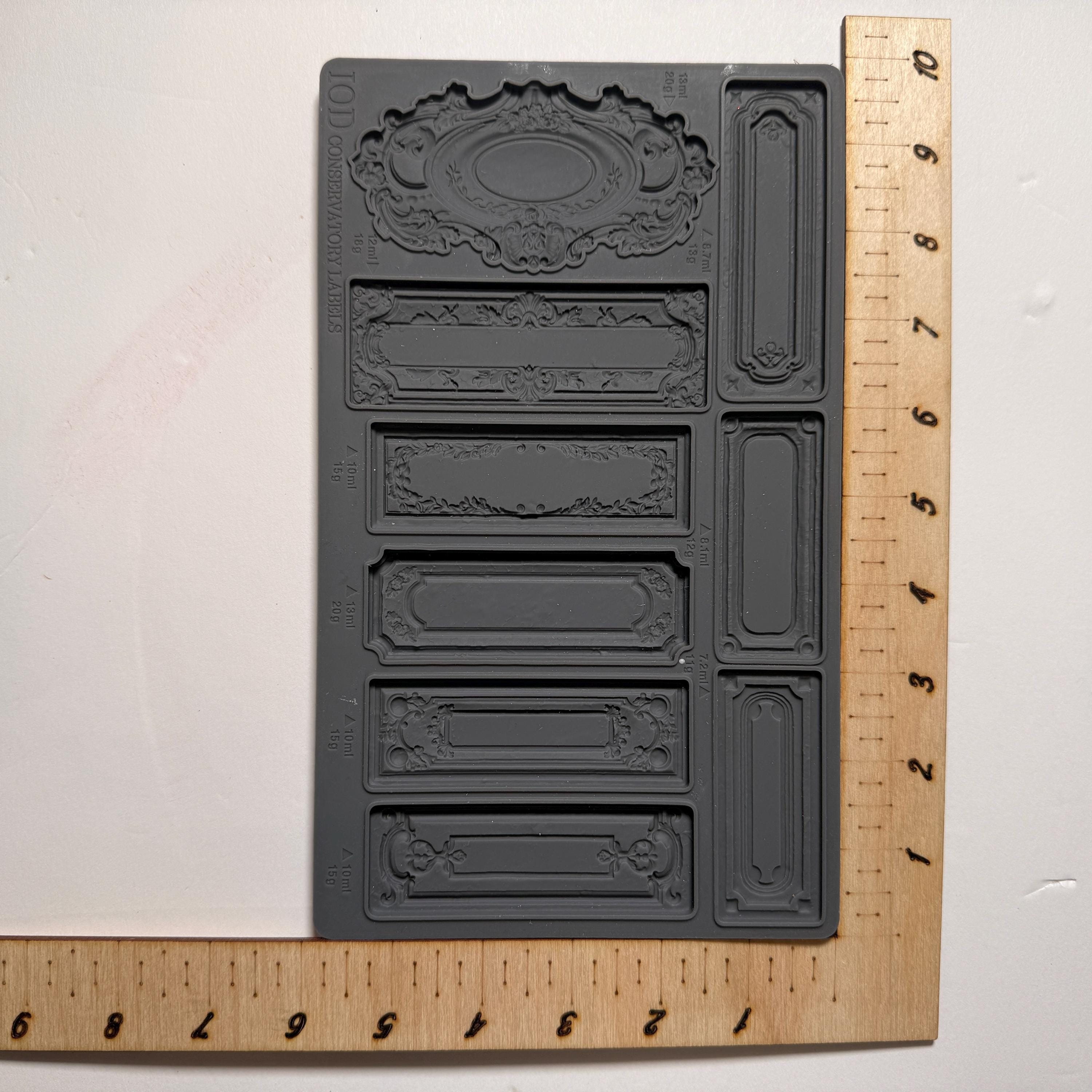 IOD Conservation Labels Moulded Shapes