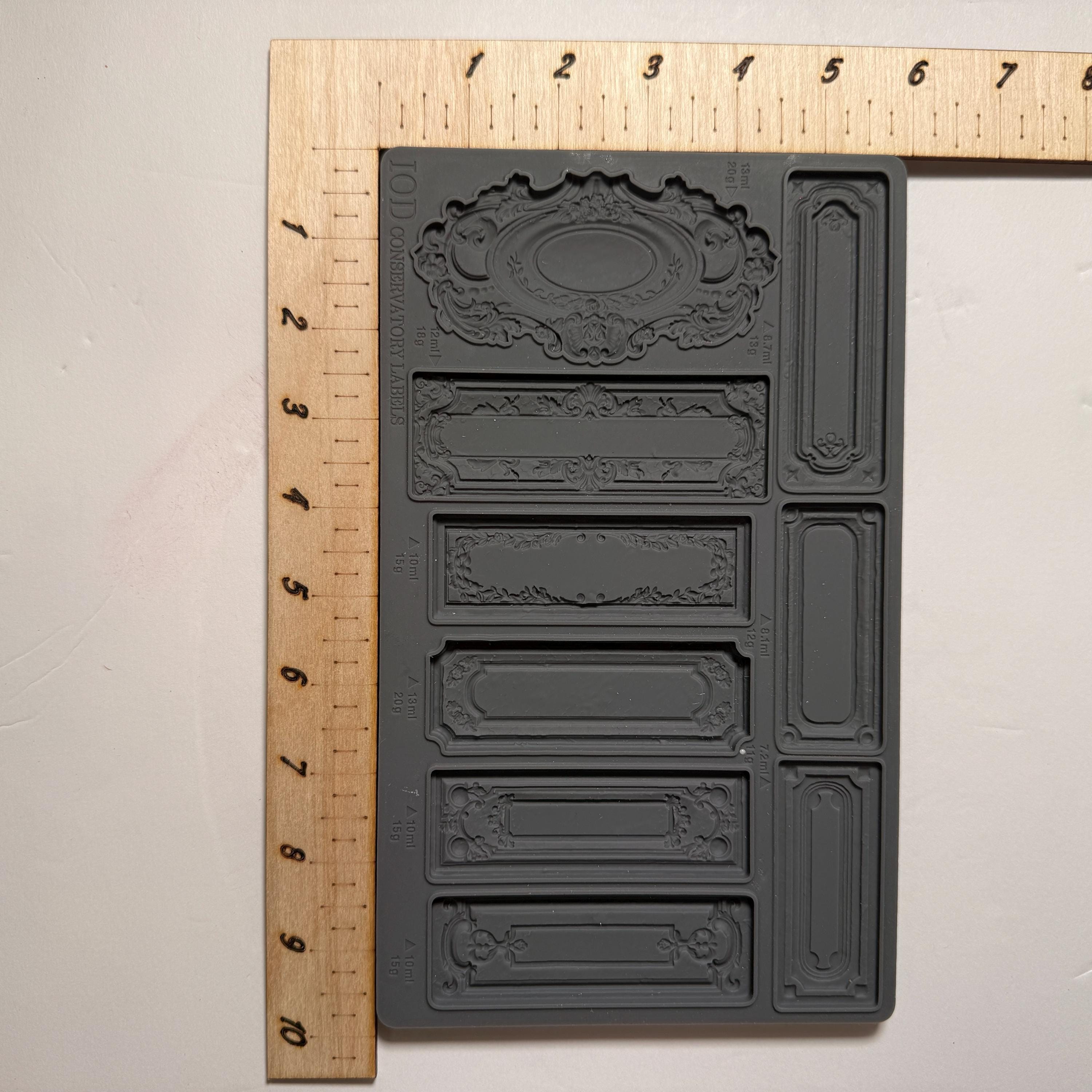 IOD Conservation Labels Moulded Shapes