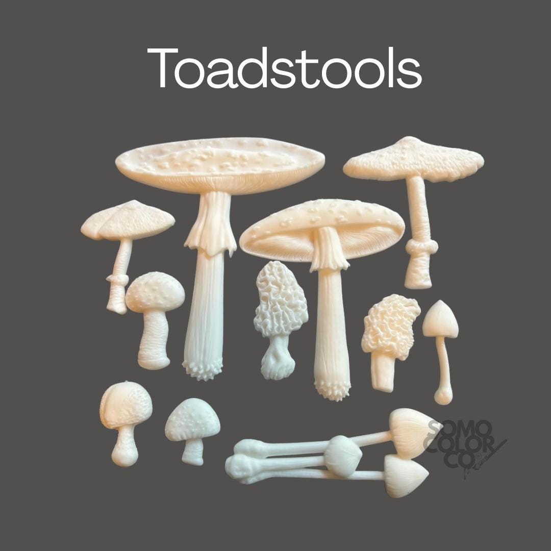 IOD Toadstool Resin Shapes Cover