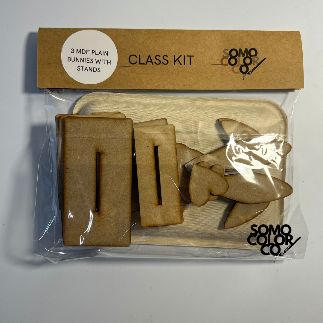 3 MDF Rabbit Shelf Sitter Class Kit image 0