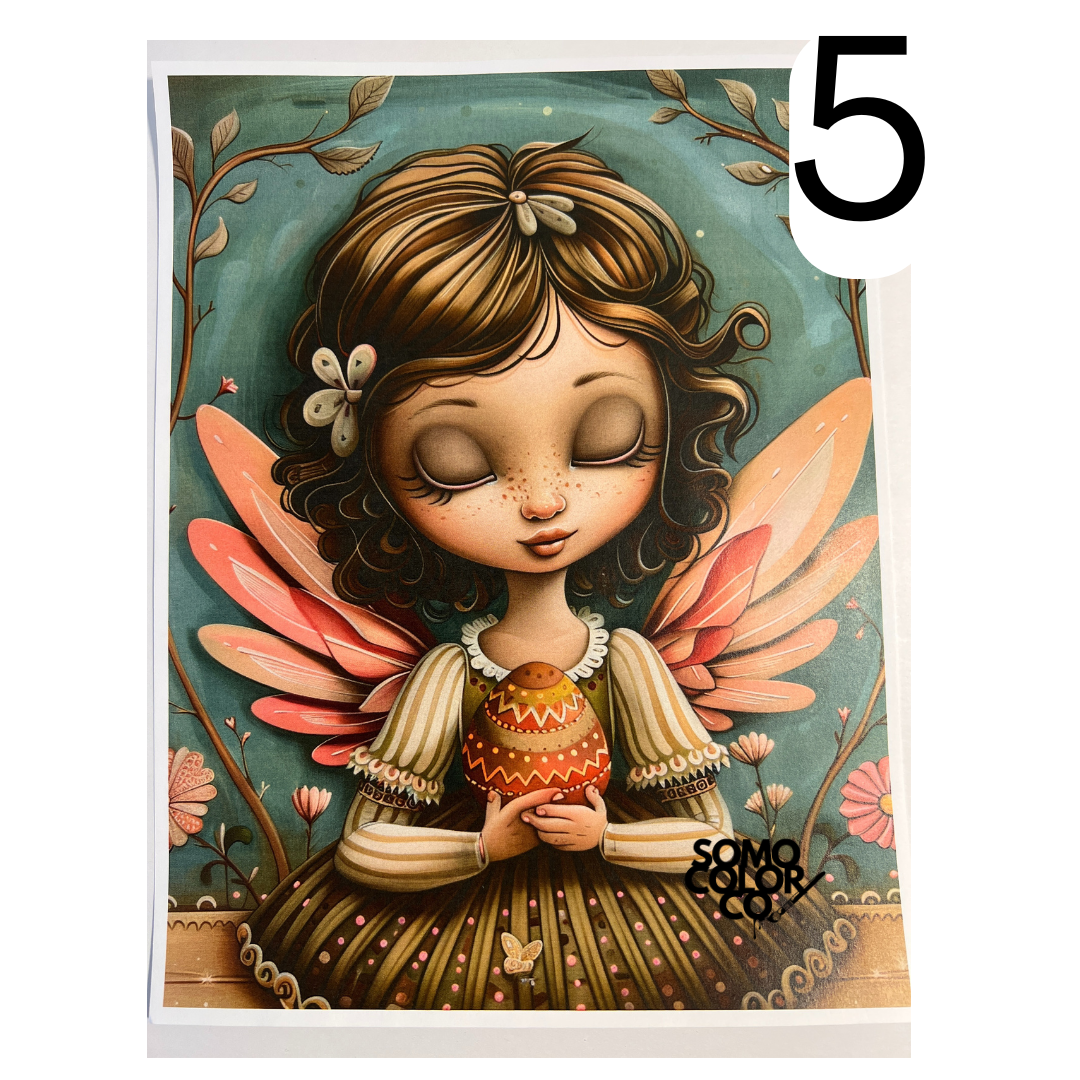 Large Tag Decoupage Class Kit image 6